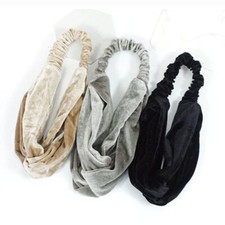 Cross Knot Velvet Headbands - Elastic Bows Hairbands Women Hair Accessories 1pc