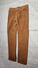 Gap Boys Brown Corduroy Pants size 14 Regular Stretch Slim
