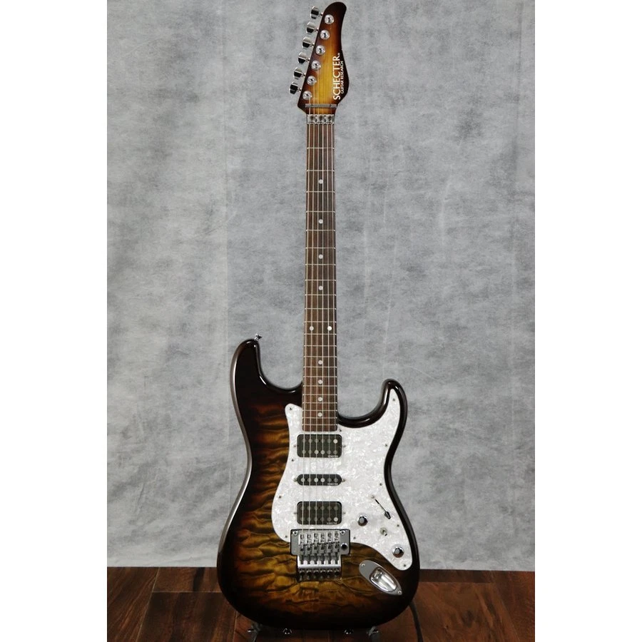 SCHECTER GS-1-VTR 安心の国産本格モデル アッシュボディ SCHECTER GS-1-FR Ultimate Brown Burst 定価約187 000円