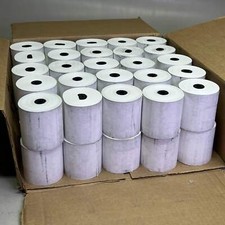 GENERAL CREDIT 70045 Thermal Paper Rolls 3 1/8” x 273’ (50 Unwrapped Dirty Rolls