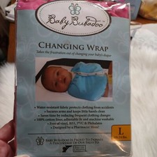 Diaper Changing Wrap By Baby Bubadoo Pink Large 19-24 lbs In Package