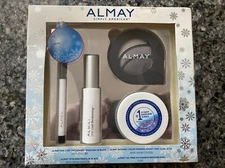 Almay Simply American Gift Set -For HAZEL Eyes ONE SET.LINER+MASCARA+PADS+SHADOW