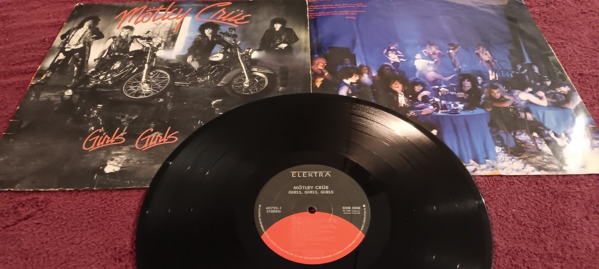 Motley Crue, Girls Girls Girls, 1987, Elektra Records, 60725