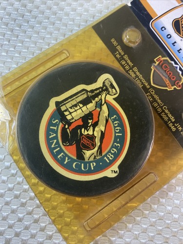 1893-1993 Stanley Cup Gioco ufficiale NHL Hockey Puck-NOS - Foto 3 di 7