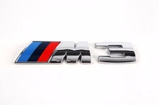 BMW E90 E92 E93 M3 Genuine "M3" Rear Trunk Lid Emblem Badge 2008-2013 NEW