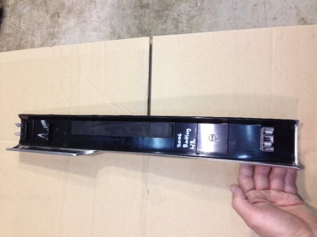 06 07 08 Bentley Flying Spur FACTORY OEM STAINLESS STEEL DOOR JAMB SILL TRIM