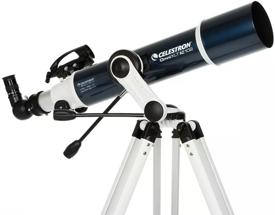 Celestron Omni AZ 102 Refractor Telescope 2 Eyepieces Starry Night