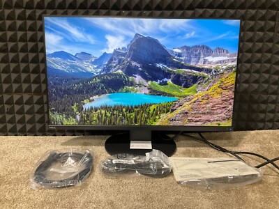 NEC AccuSync AS271F 27'' LED LCD Monitor BLACK AS271F-BK   NEW OPEN BOX