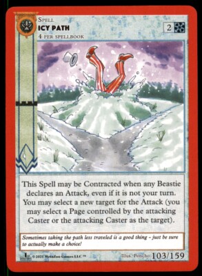 2021 MetaZoo Cryptid Nation Base Icy Path 1st Edition #103/159 - QTY