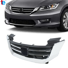 For Honda Accord 2013-2015 Chrome Front Upper Bumper Radiator Grille Ho1200214 For Honda Accord 2013-2015 Chrome Front Upper Bumper Radiator Grille Ho1200214