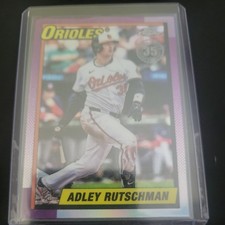 2025 Topps Chrome Update Adley Rutschman 1990 35th Anniversary Orioles