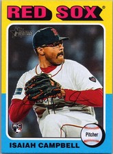 2024 Topps Heritage High Number - Isaiah Campbell #645 (RC) - Red Sox