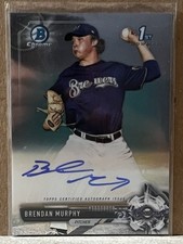 2017 Bowman Draft - Chrome Draft Pick Autographs Brendan Murphy #CDA-BMU (AU,...