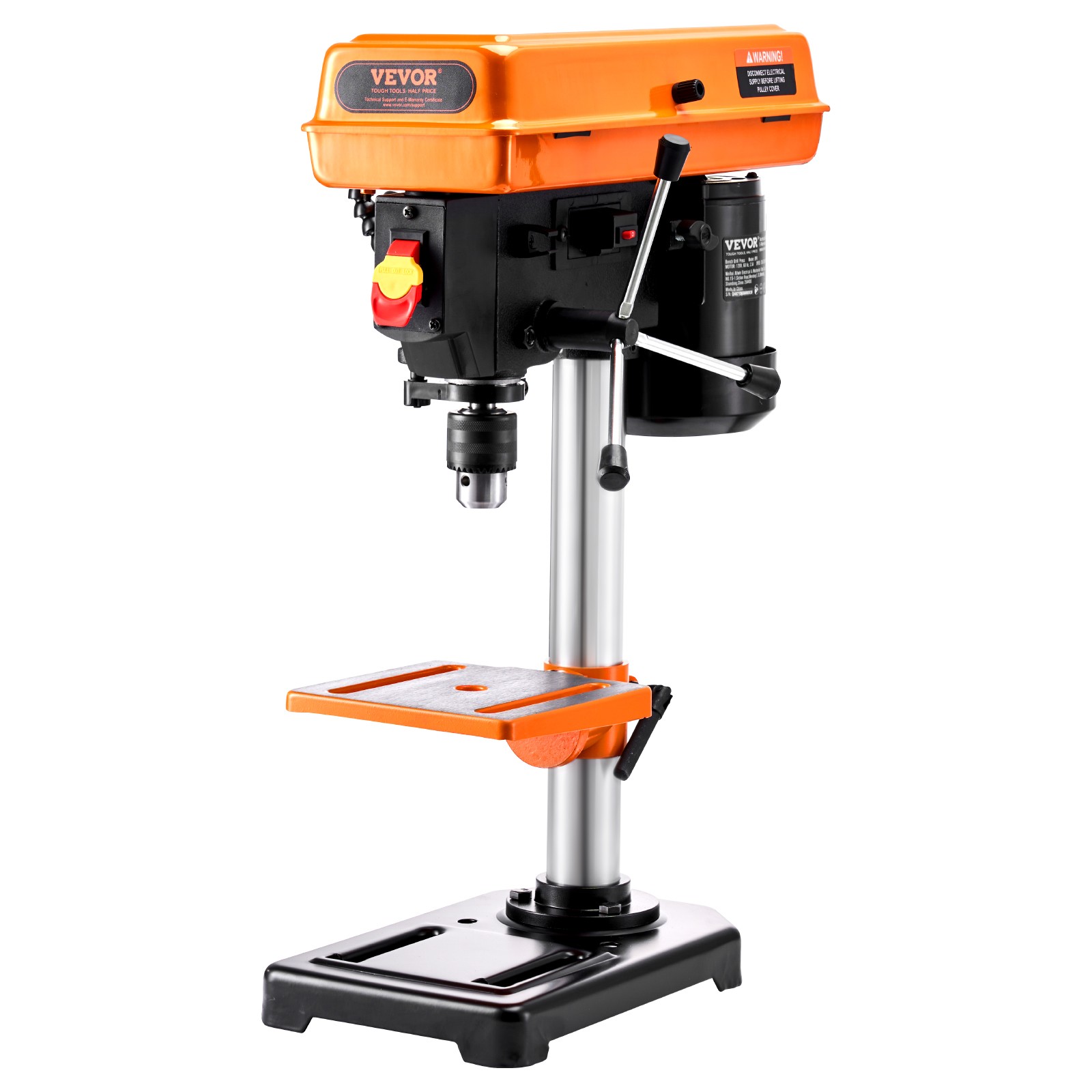 VEVOR 8 in Benchtop Drill Press Tabletop Drilling Machine 750-3200RPM Adjustable