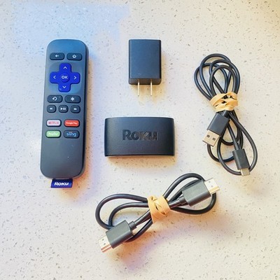 Roku Streaming Media Player Model 3930X w/ Remote, Pwr Cords & HDMI Cable