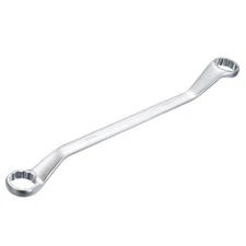 Offset Double Box End Wrench 32mm x 34mm Metric 12 Point Chrome Plated Hand Tool