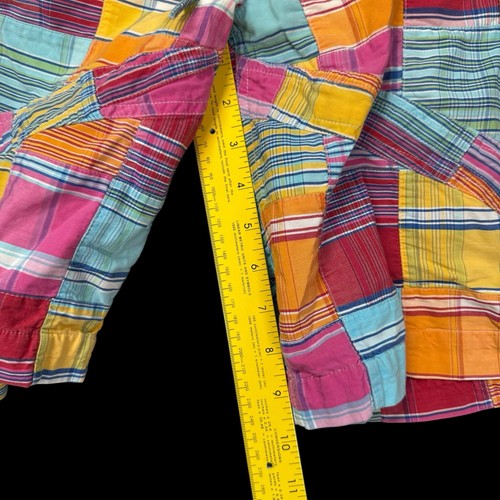 Polo Ralph Lauren Cargo Shorts Herren 34* Patchwork Madras kariert distressed adrett - Bild 6 von 9
