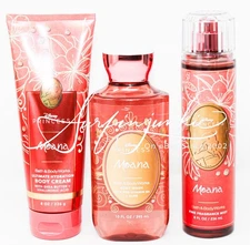 Bath & Body Works Disney Princess Moana Splash Mist Spray Body Cream Shower Gel