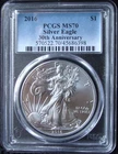 2016 1oz Silver American Eagle Dollar - MS 70 - 30th Anniversary
