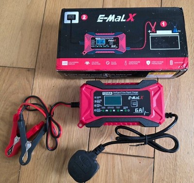 Smart Autobatterie Ladegerät 12V 6A Intelligente Automatische Impulsreparatur AGM GEL EFB