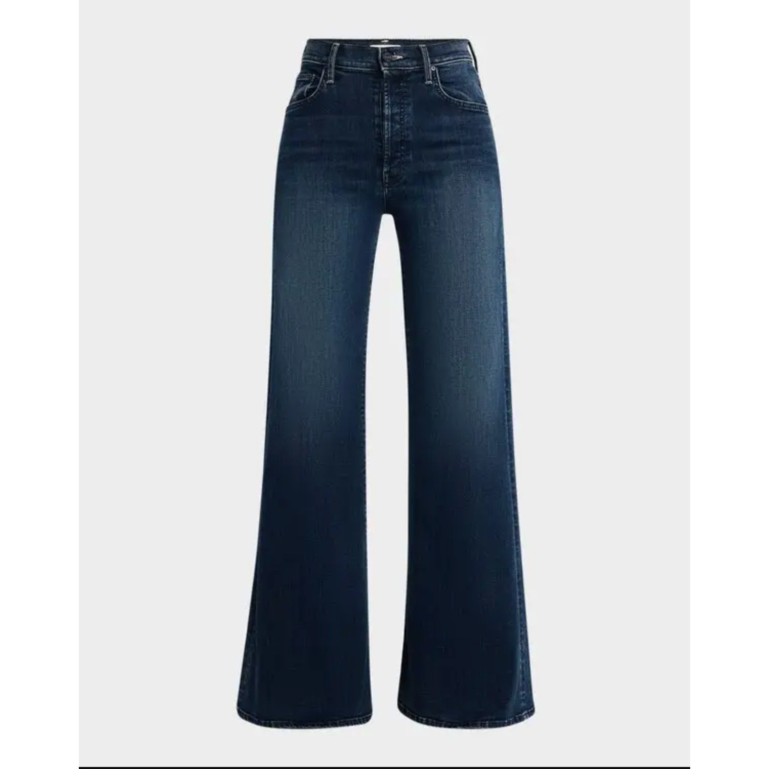 Mother The Tomcat Roller Sneak Jeans 26 I Put A Spell On You Wide Leg Dark Wash