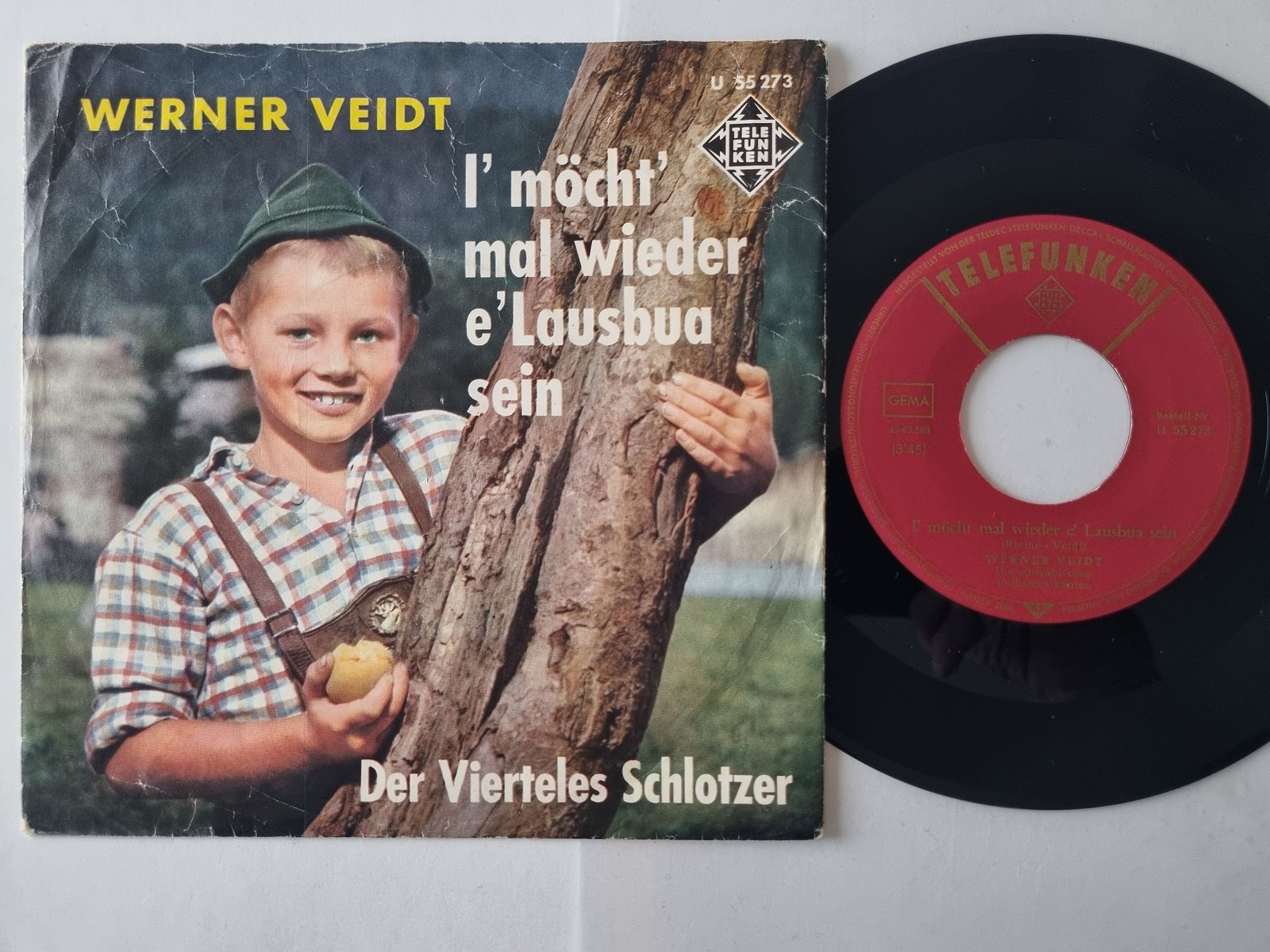 Werner Veidt - I Möcht' Mal Wieder E' Lausbua Sein 7'' Vinyl Germany