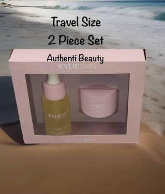 Kylie Skin Detox Duo - Clarifying Facial Oil & Detox Face Mask 2 Piece Set Rare