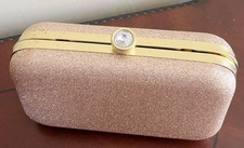 Glitter Clutch Cocktail Events Purse Luxury Evening Bag 7in Party Bag