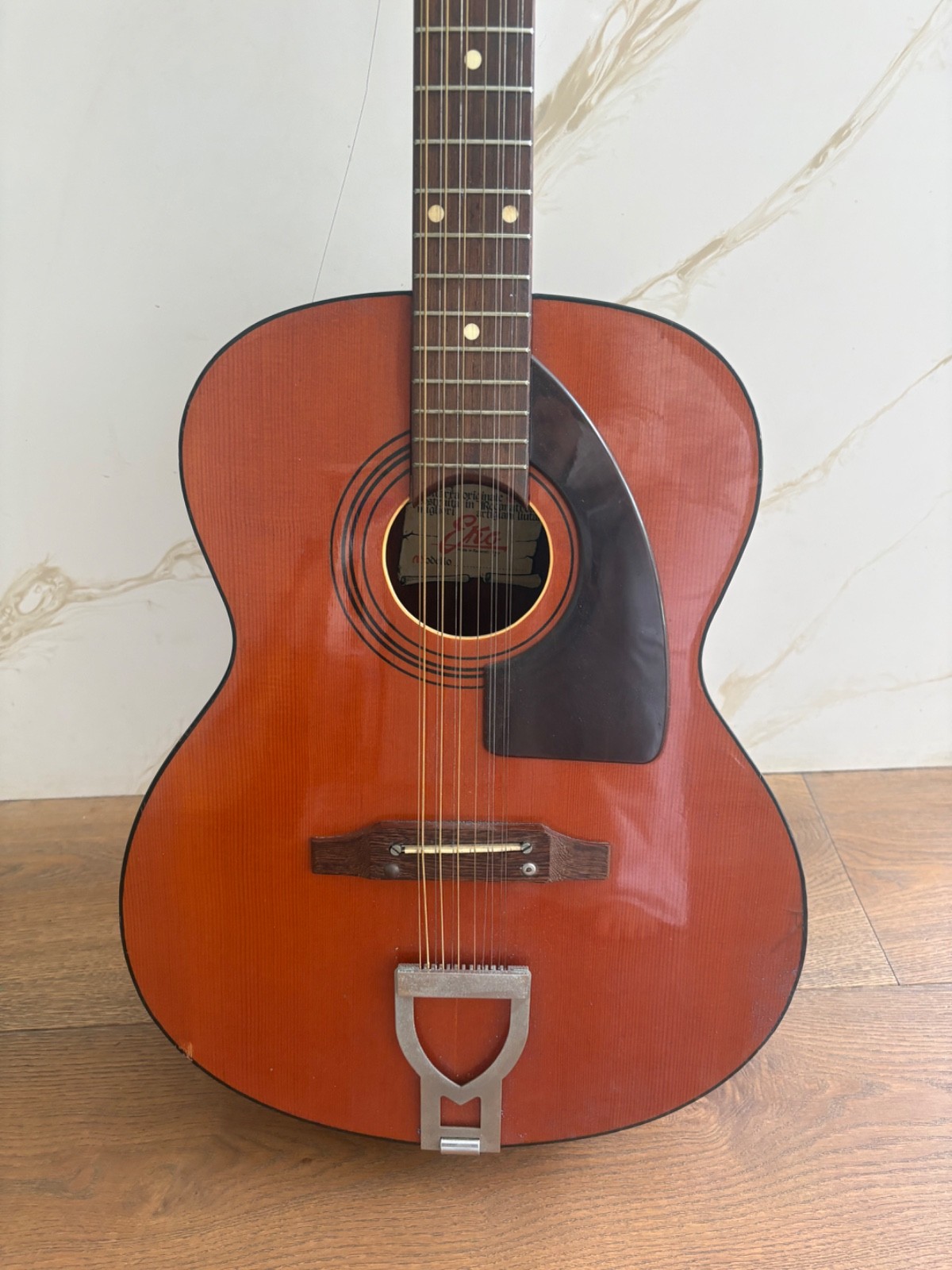 Genuine Simple Minds EKO guitar played by Charlie Burchill