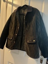 Womens Quilted BARBOUR corduroy Jacket Brown ...