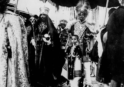 Coronation of the negus haile selassie addis abeba ethiopia 1930 OLD PHOTO