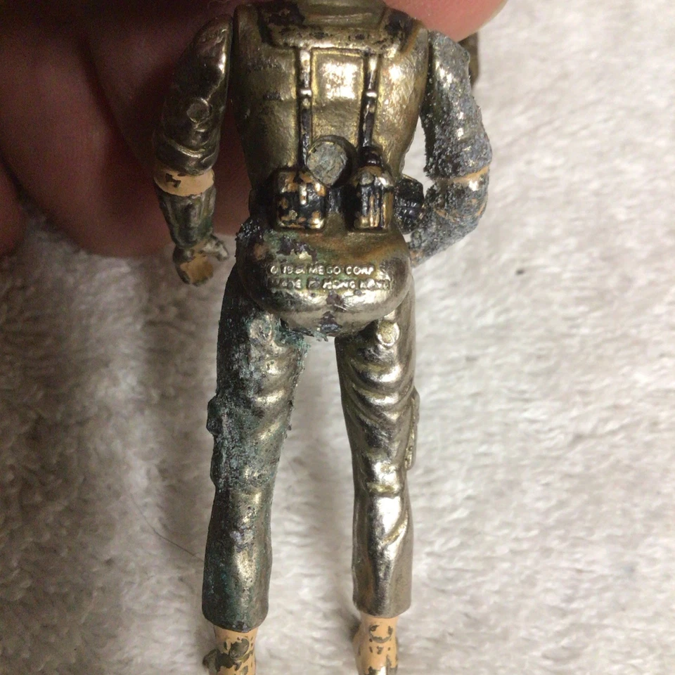 VINTAGE MEGO CORP ACTION FIGURES 1981 EAGLE FORCE Lot of Two DIECAST METAL - Image 4 of 4