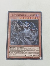 Yu-Gi-Oh Einzelkarte Finstersturm-Drache bespielt
