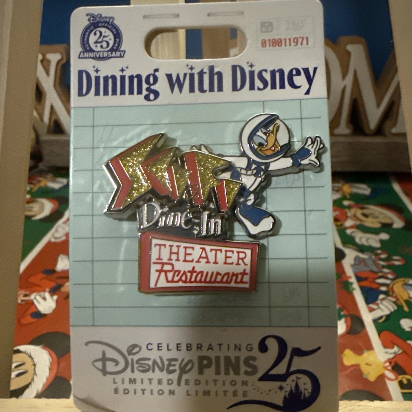 2025 Dining With Disney Sci-Fi Dine In Theater Restaurant Donald Pin