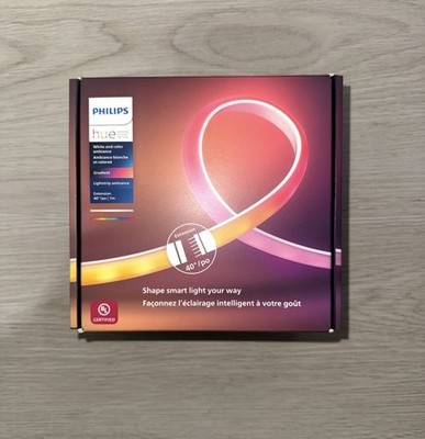 Philips Hue White & Color Ambiance Gradient Lightstrip Extension 40''- New