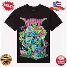 Ghost X Ghost Godzilla Hedorah Metal T-Shirt