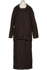 Madeleine Anzug Damen Kostüm Set Zweiteiler Gr. EU 36 Leinen Braun #b11jr0v