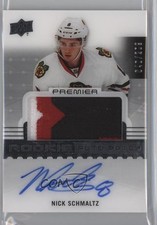 2016-17 Upper Deck Premier Rookie 40/299 Nick Schmaltz #97 Patch Auto 2a8