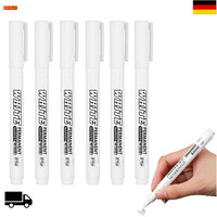 Acrylstifte Weiß 6 StüCk Schnell Trocknend Permanentmarker FüR Steine Felsmal