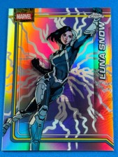2026 Topps Chrome Marvel Storm's Lightning Refractor #132 Luna Snow