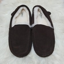 New Fireside by Dearfoams Men's Shearling Lined Slippers size 9