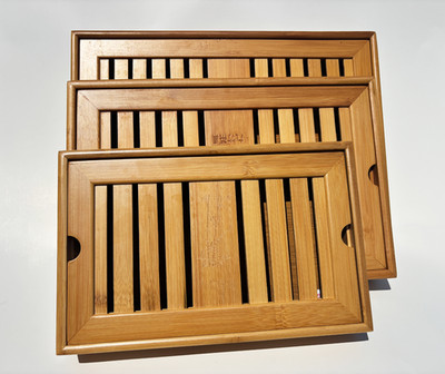 Bamboo Tea Tray: Traditional Chinese Gong Fu Style