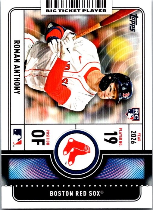 2026 Topps #BTP-23 Roman Anthony Big Ticket Players