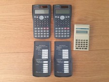 Set Calcolatrice Calcolatrice Elettronica SANYO CX110 + Casio FX-85MS