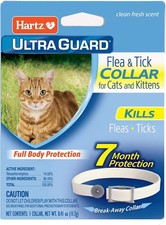 Hartz UltraGuard Flea  Tick Collar for Cats Kittens 7 Months Protection
