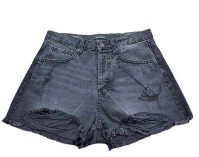 Wild Fable Womens 12 Black Wash Distressed Easy Rigid High-Rise Shorts New w Tag