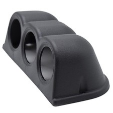 3-hole Dashboard Gauge Mount 2ini52mm Triple Holder Pod Car Meter Bracket Black
