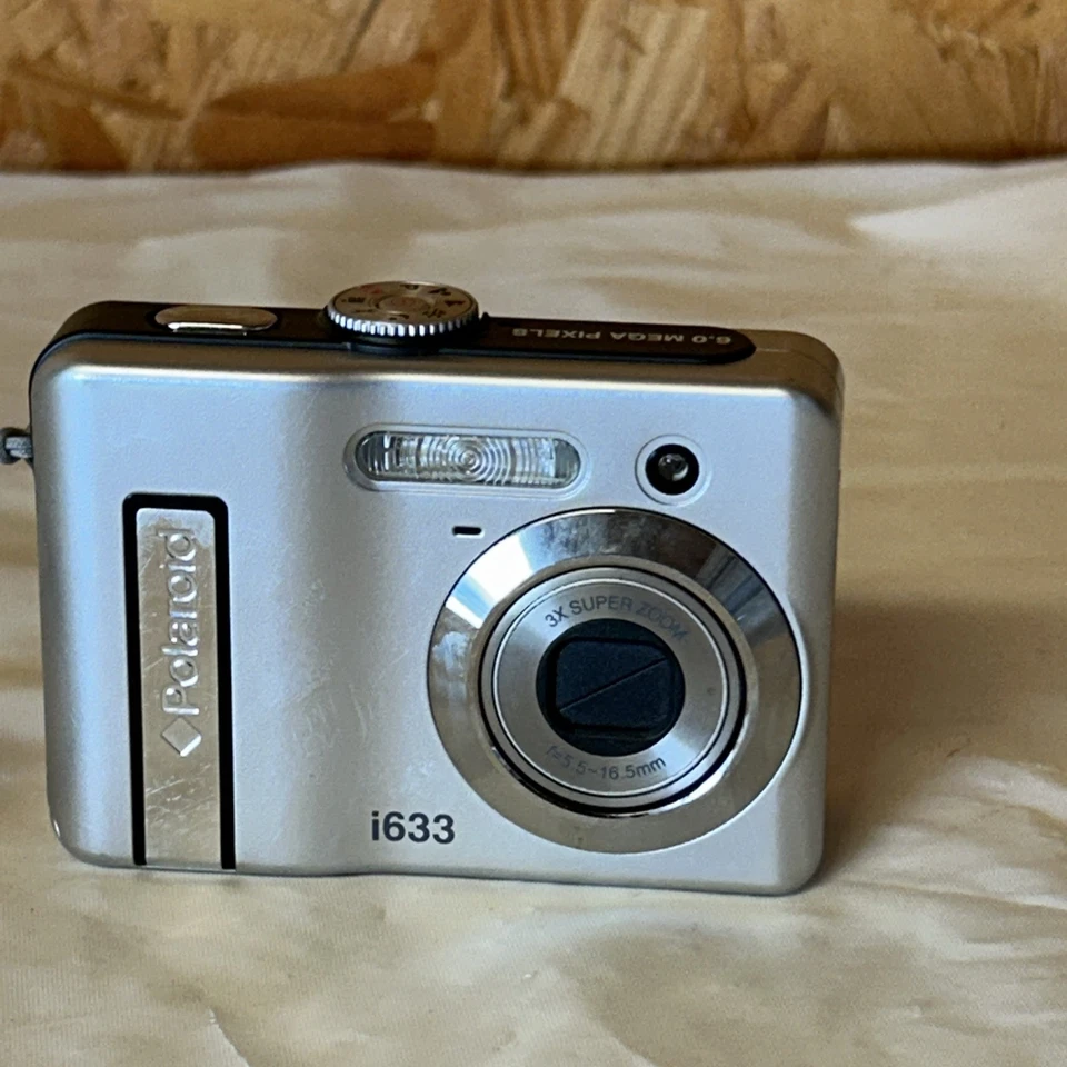 POLAROID i633 6.0 MP Silver DIGITAL CAMERA COMPACT 7k - Image 2 of 4