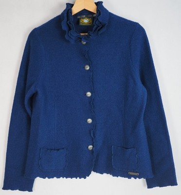HAMMERSCHMID Damen woll Jacke Blazer  Wolle -Rüschen trachten janker  36 S