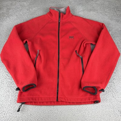 Helly Hansen HH Full Zip Fleece Jacket Red Men's Xs Outdoor Warm Layer